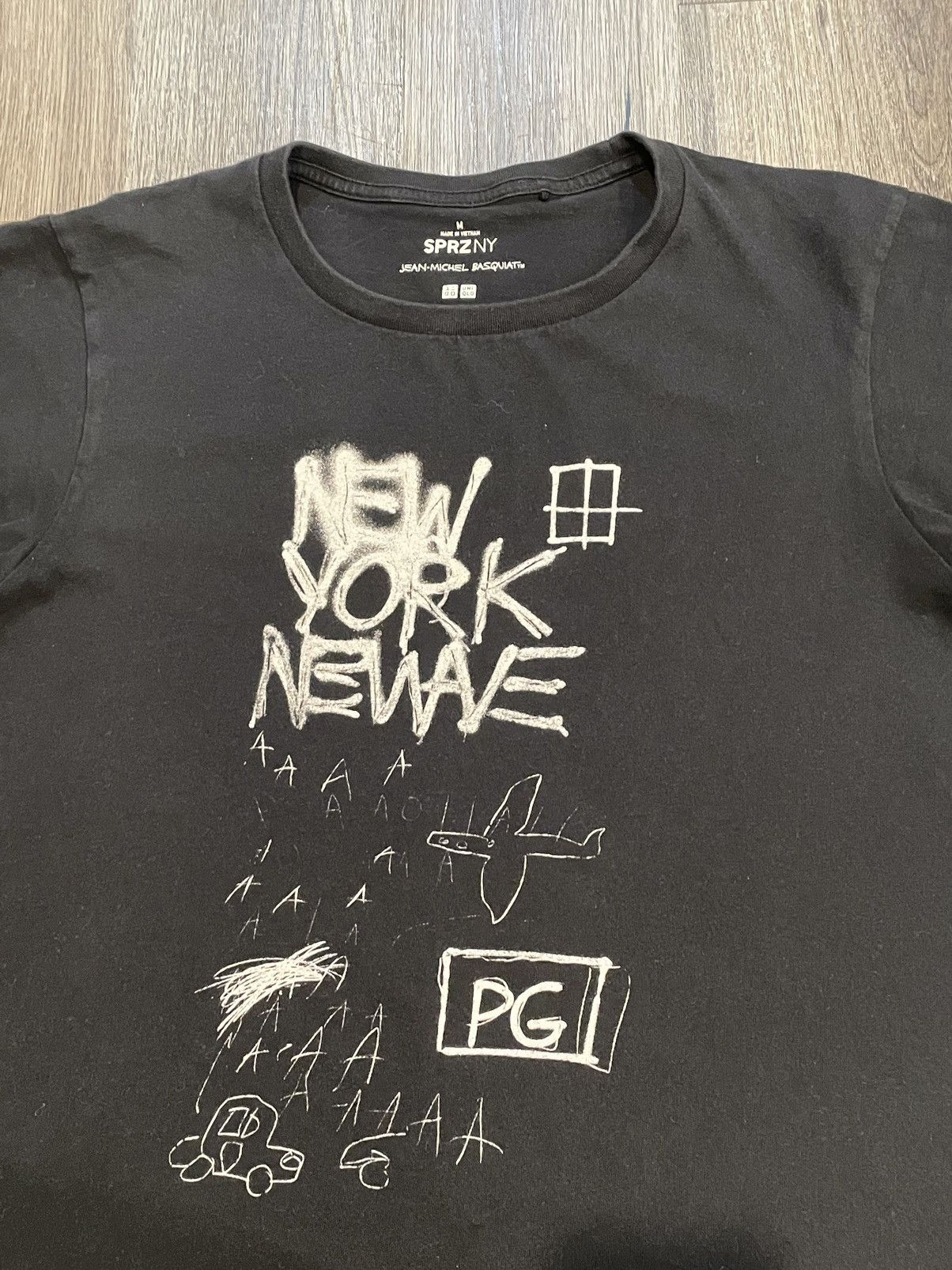 Japanese Brand Jean Michael Basquiat x Uniqlo New York Tee Shirt 🗽 Size US S / EU 44-46 / 1 - 3 Thumbnail
