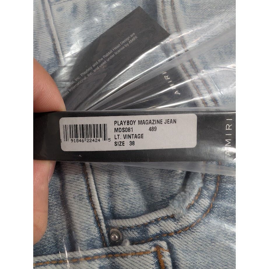 Amiri o1rshd1 Q:2 / Playboy Magazine Jean in LT.Vintage Size US 38 / EU 54 - 20 Thumbnail