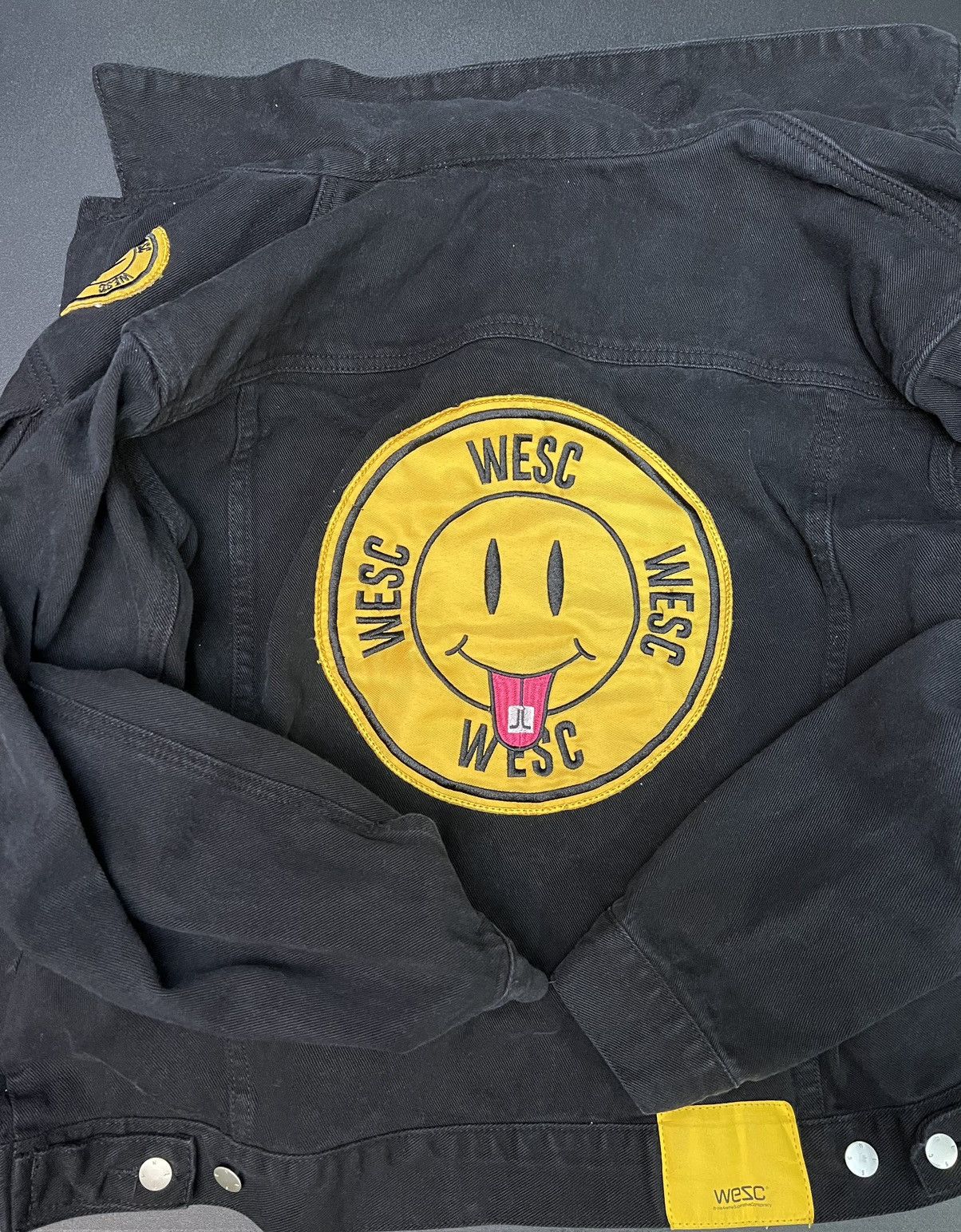 WeSC Wesc Black Denim Jacket Size L Size US L / EU 52-54 / 3 - 1 Thumbnail