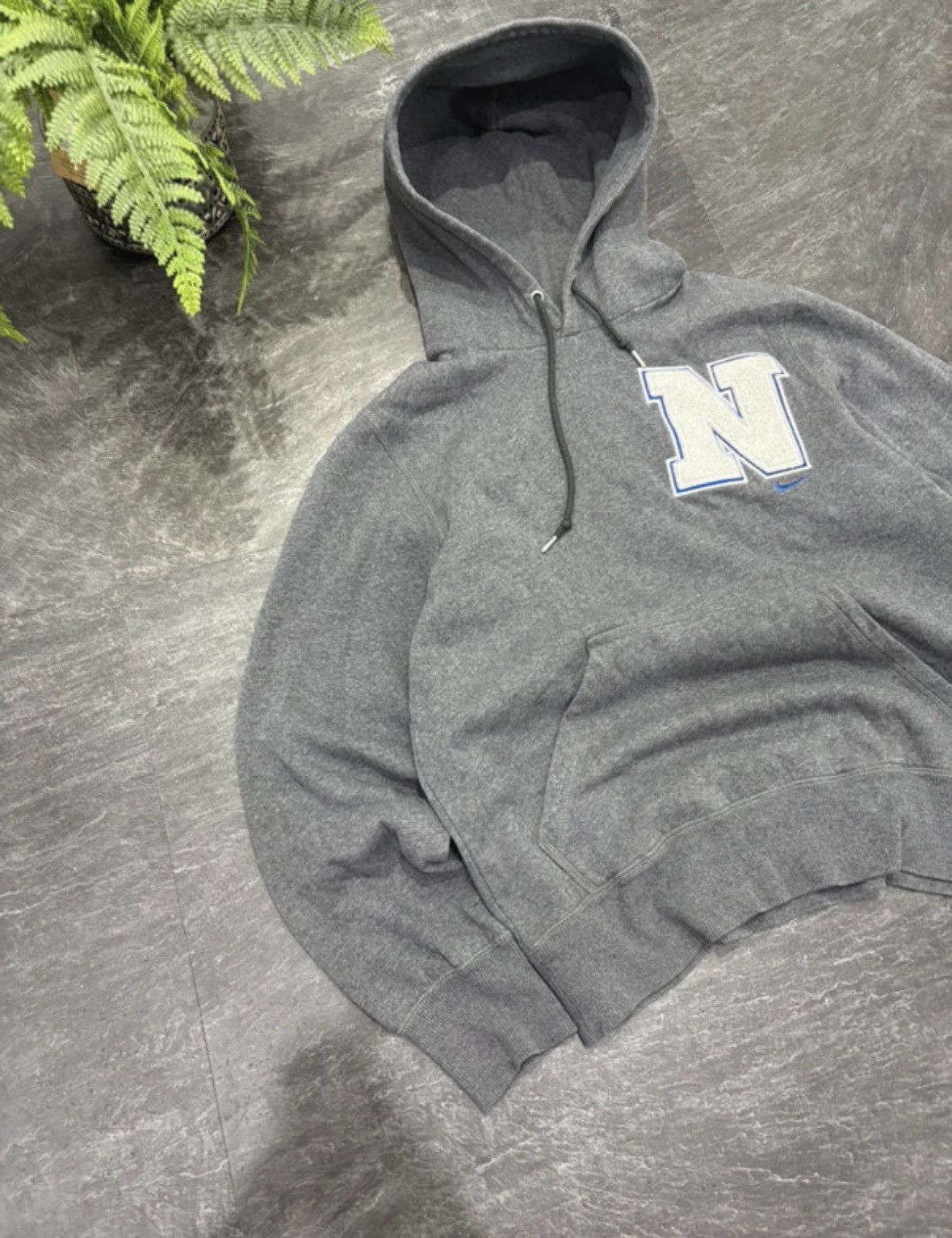 Nike 00s Nike 3D Fleece Retro Logo Oversized Hoodie Rare Size US S / EU 44-46 / 1 - 2 Thumbnail