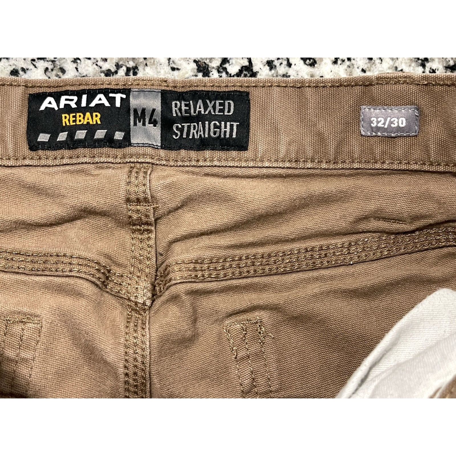 Ariat Ariat Rebar M4 Pants Mens 29x29.5 Khaki Relaxed Fit Straight Cut Workwear Pants Size US 29 - 7 Thumbnail