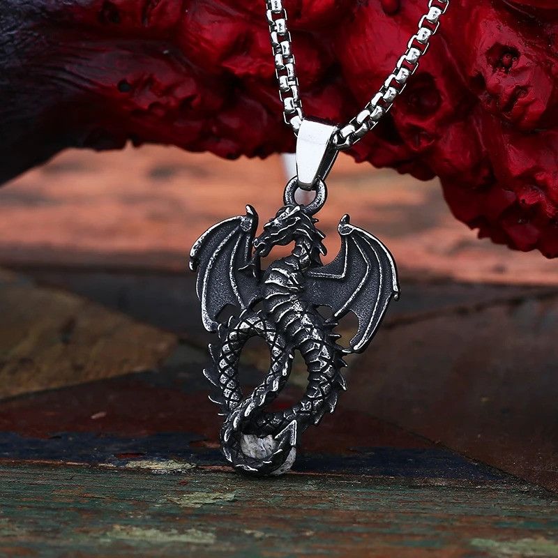 Other Dragon Pendant Accessories Necklace Gifts Size ONE SIZE - 5 Thumbnail