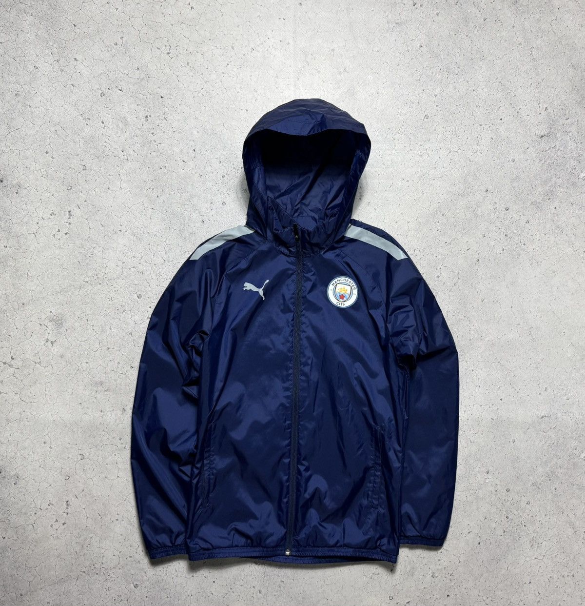 Puma Puma FC Manchester City Vintage Football Jacket Nylon Soccer Size US S / EU 44-46 / 1 - 1 Thumbnail