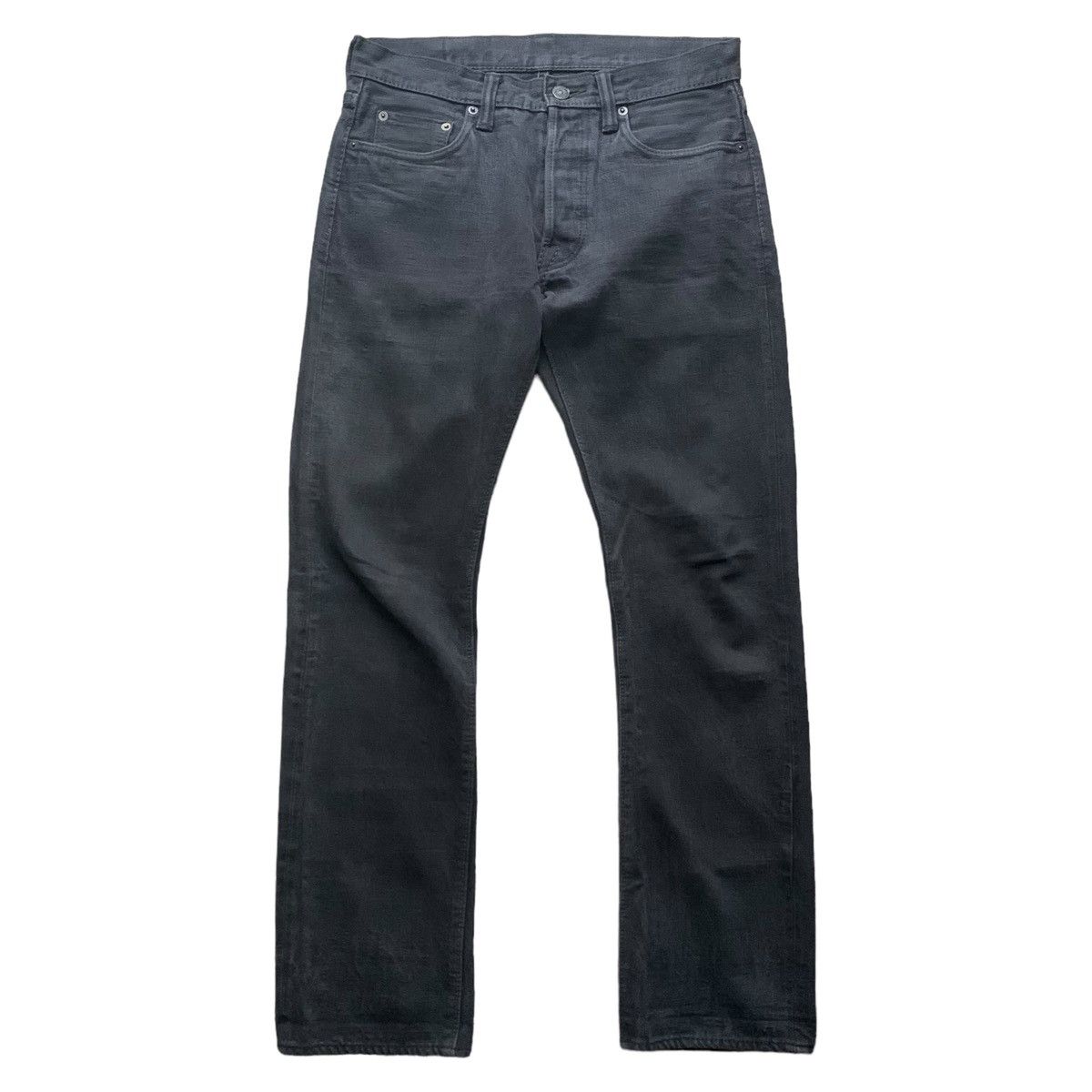 Pure Blue Japan Pure Blue Japan Black Denim Selvedge Size US 31 - 1 Thumbnail