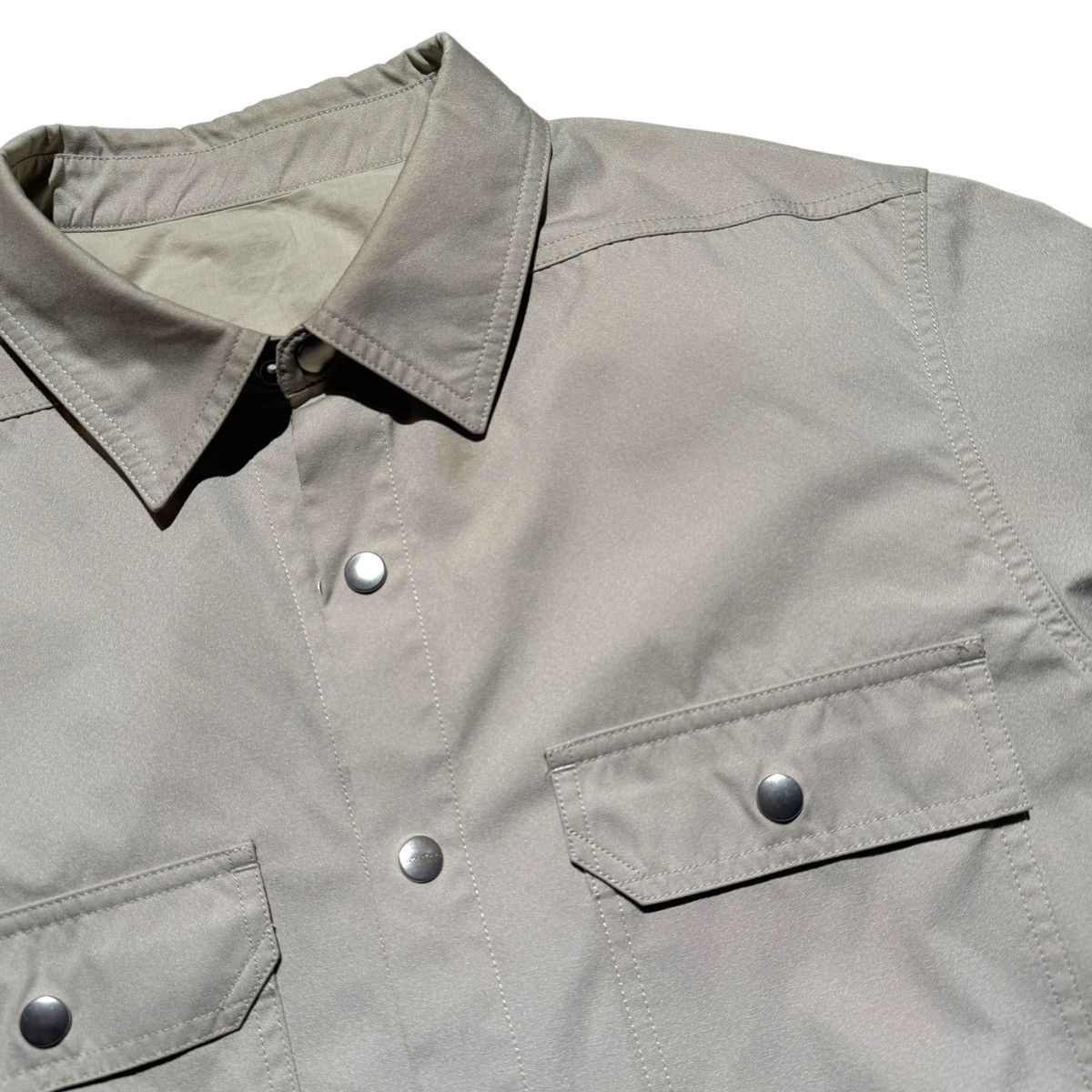 Rick Owens SS23 Edfu snap front strap shirt Size US L / EU 52-54 / 3 - 3 Thumbnail