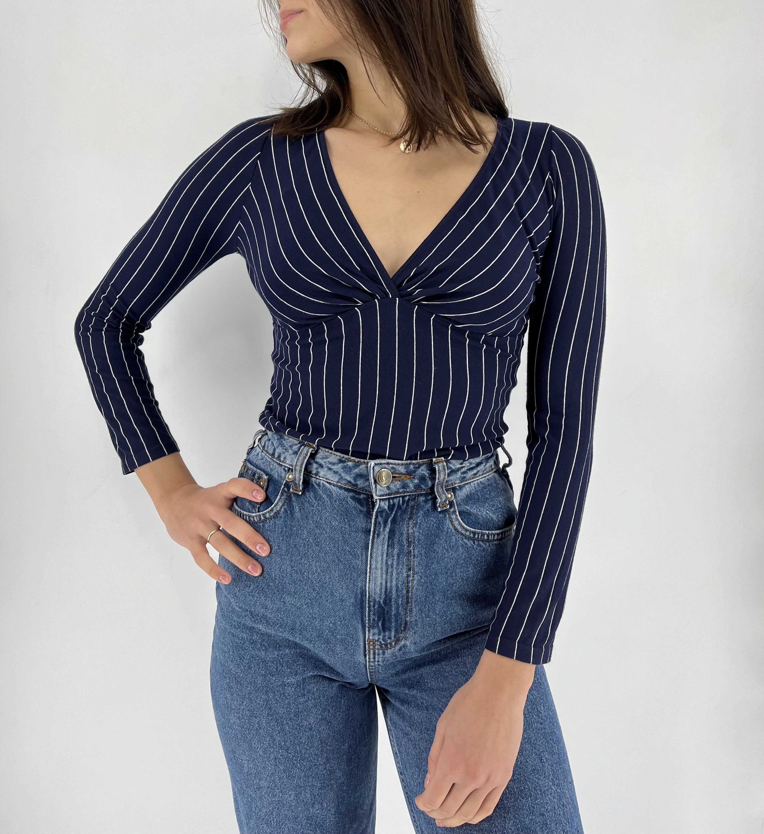Armani × Giorgio Armani Vintage Y2K Armani Jeans Velvet blouse Size M / US 6-8 / IT 42-44 - 9 Thumbnail