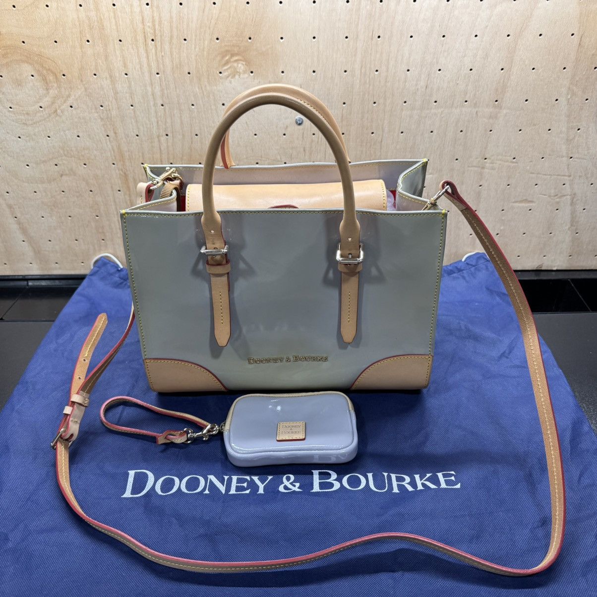 Dooney & Bourke Dooney & Bourke Patent Leather Shoulder Bag Satchel Size ONE SIZE - 1 Thumbnail