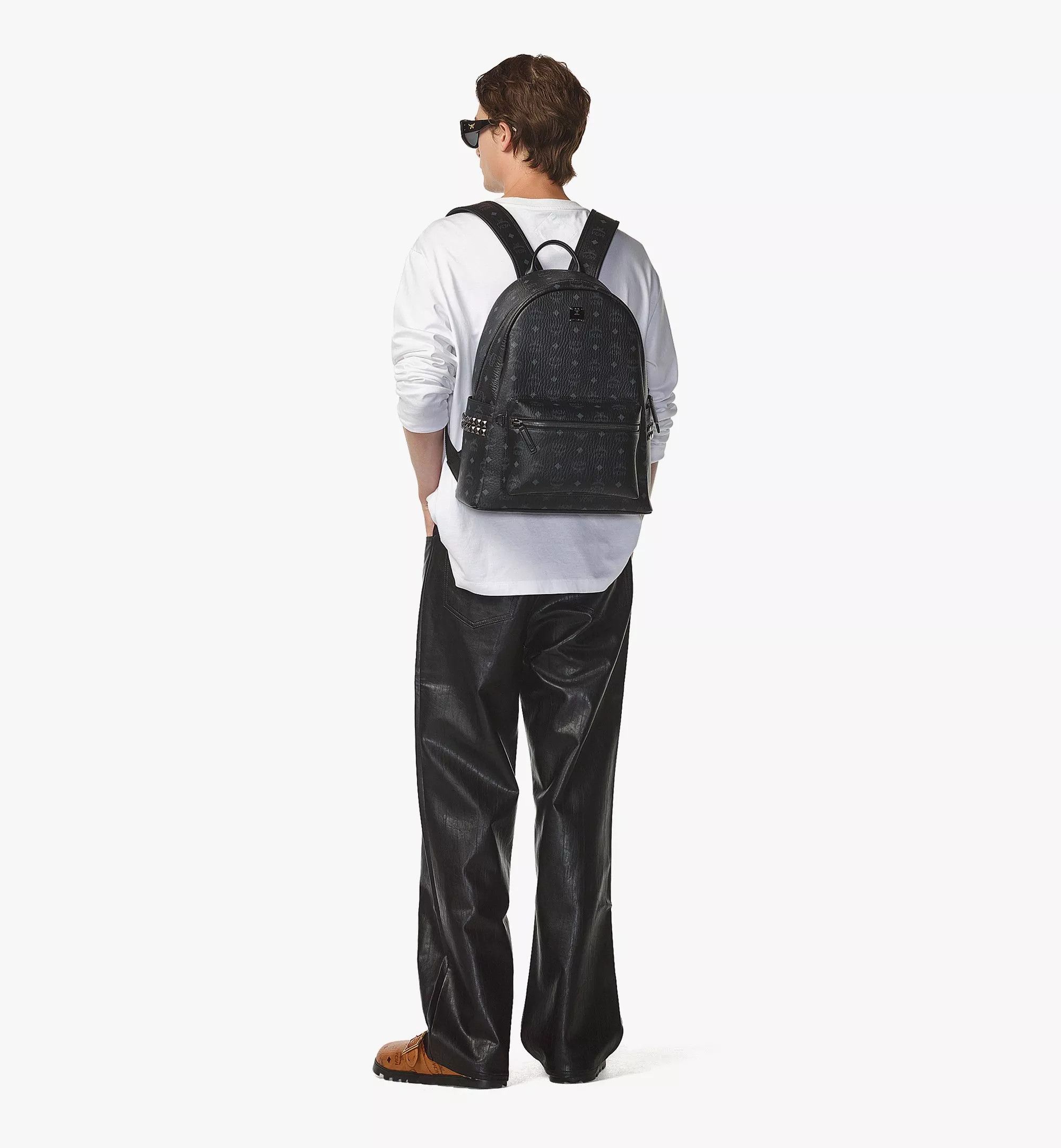 MCM o1mt1gz0426 Size: OS / Stark Side Studs Backpack in Black Size ONE SIZE - 7 Thumbnail