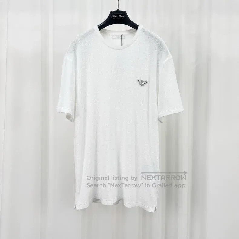 Prada Prada Towel triangle label short sleeves Size US L / EU 52-54 / 3 - 1 Thumbnail