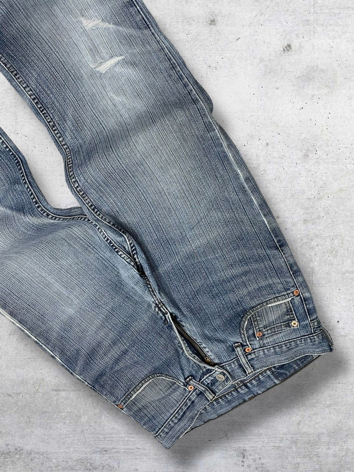 Levi's Vintage Clothing VINTAGE 533 LEVIS USA DESIGNER 90S OG OLD RIPPED BLUE DENIM Size US 28 / EU 44 - 7 Thumbnail