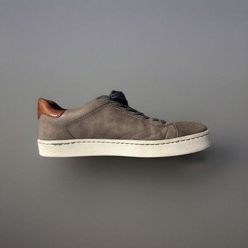 Born Born Mens Handcrafted Leather Sneakers Size 12 Gray/Tan Size US 12 / EU 45 - 1 Thumbnail