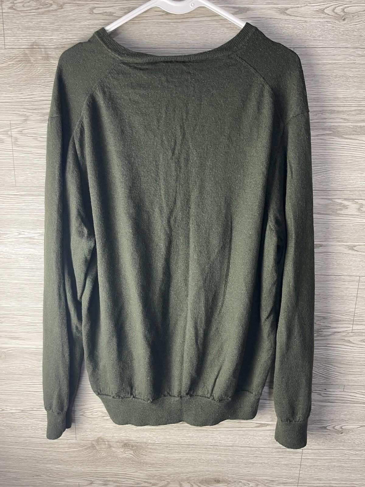 Polo Ralph Lauren Polo Ralph Lauren Sweater Mens XXL Merino Wool Green Size US XXL / EU 58 / 5 - 2 Thumbnail