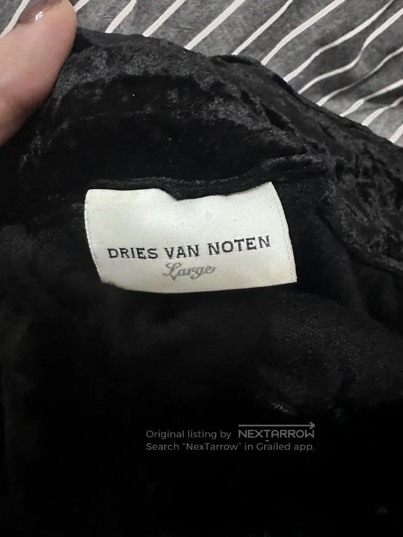 Dries Van Noten Dries Van Noten size:L Men's Velvet Wide-leg Trousers Size US 26 / EU 42 - 2 Thumbnail