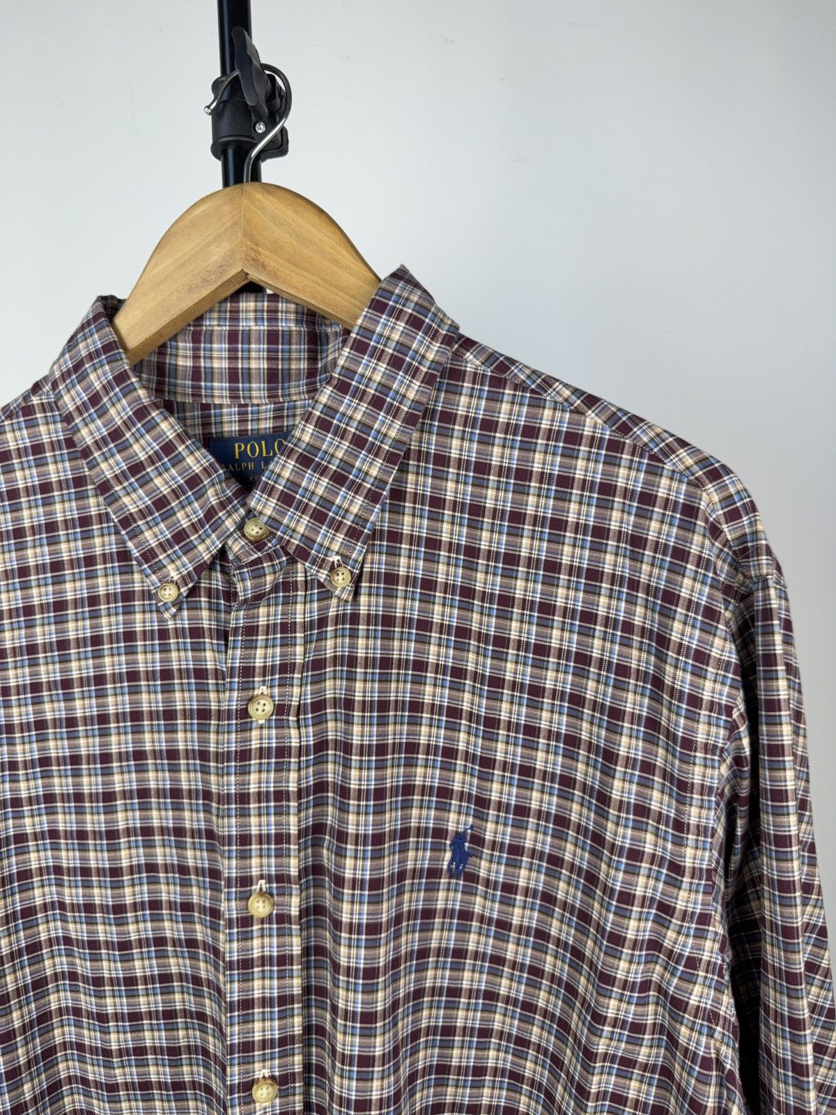 Polo Ralph Lauren Vntg Polo Ralph Lauren Plaid pattern Cowboy Western Shirt Size US XXL / EU 58 / 5 - 3 Thumbnail