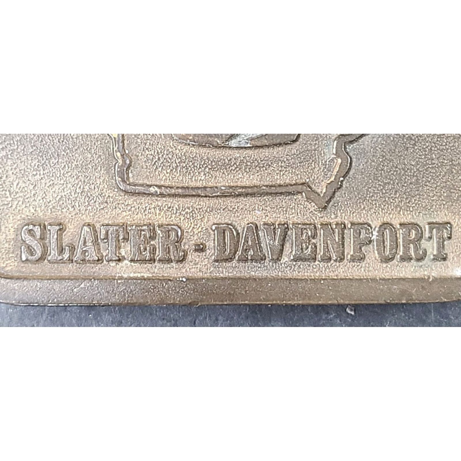 Vintage VINTAGE Hit Line Ditch Witch Solid Brass Belt Buckle 3” Bronze Cowboy Western Rockabilly Adult Unisex Mens Womens 1980s Size ONE SIZE - 5 Thumbnail