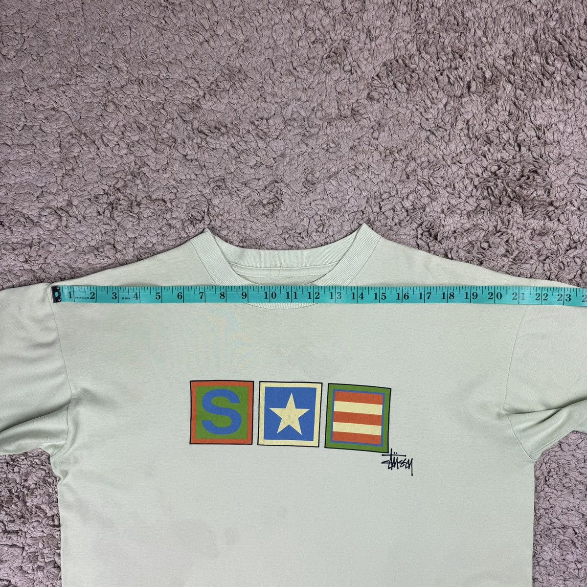 Stussy Vintage 90s Stussy Star Box T-shirt Size US L / EU 52-54 / 3 - 16 Thumbnail