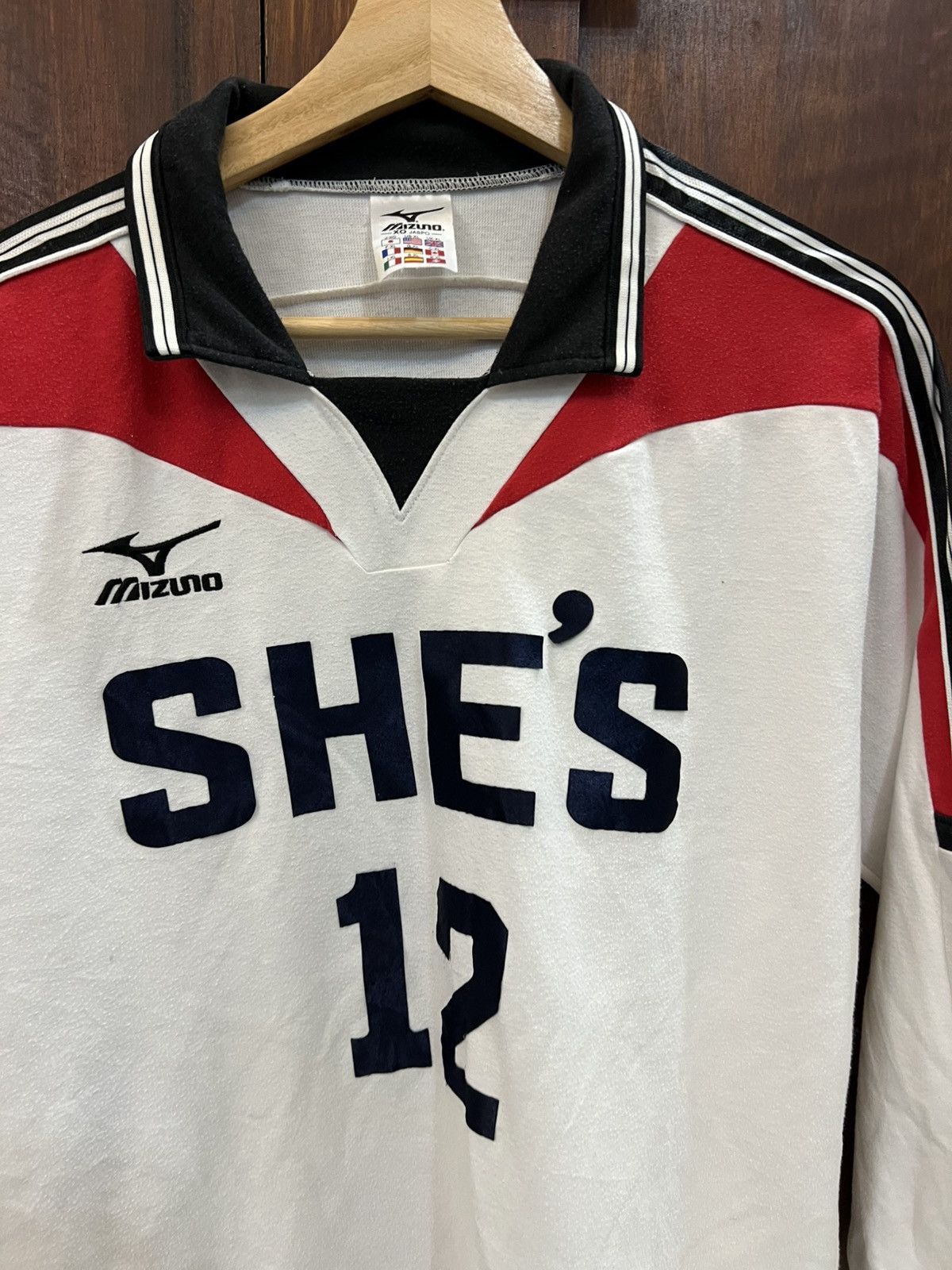 Japanese Brand × Mizuno × Vintage Vintage 80’s Volleyball Jersey She’s 12 Size US XL / EU 56 / 4 - 2 Thumbnail