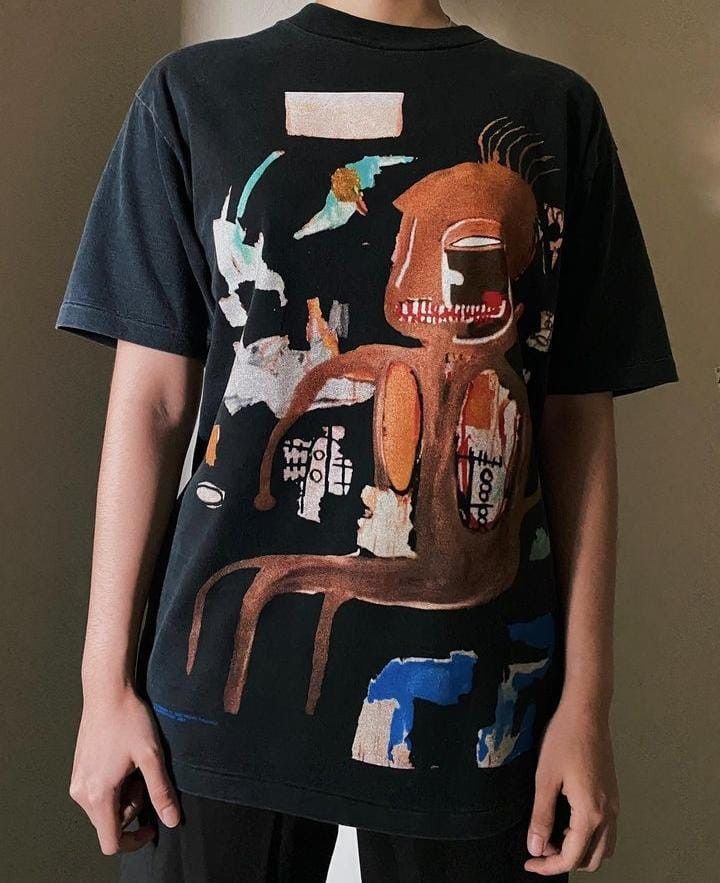 American Edition Super rare item Jean Michel Basquiat The thinker XXL Size US XXL / EU 58 / 5 - 6 Thumbnail