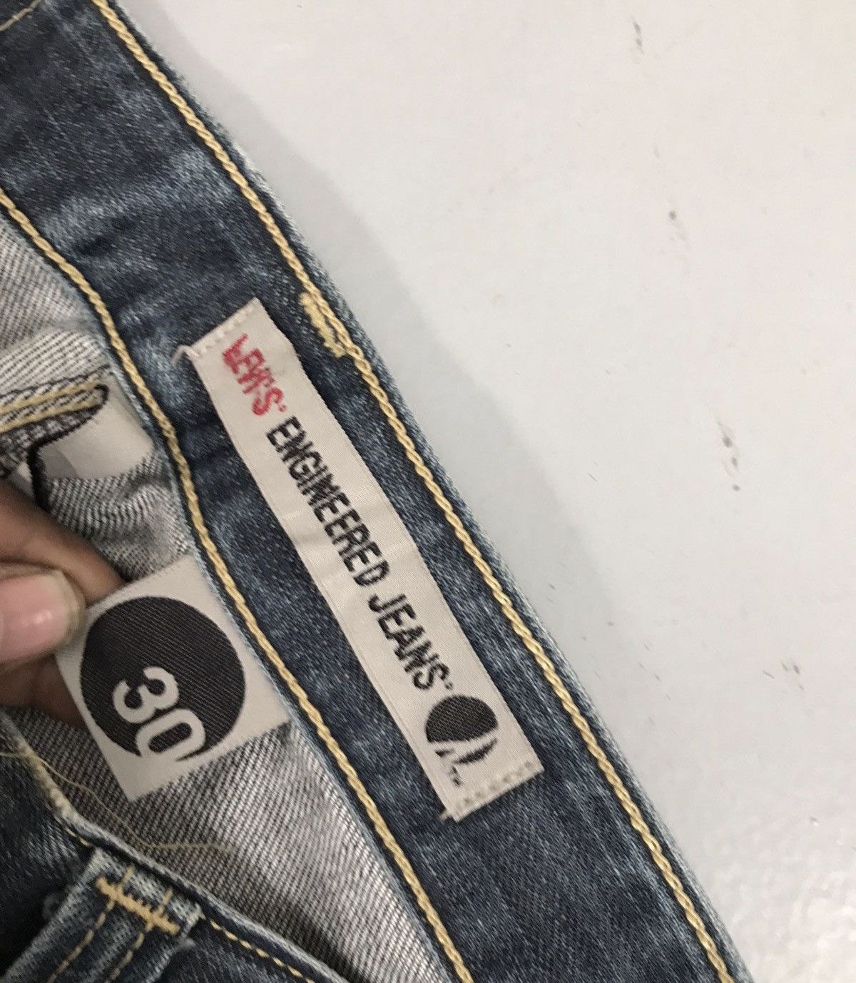 Levi's Vintage Levi’s engineer jeans denim Size US 30 / EU 46 - 6 Thumbnail