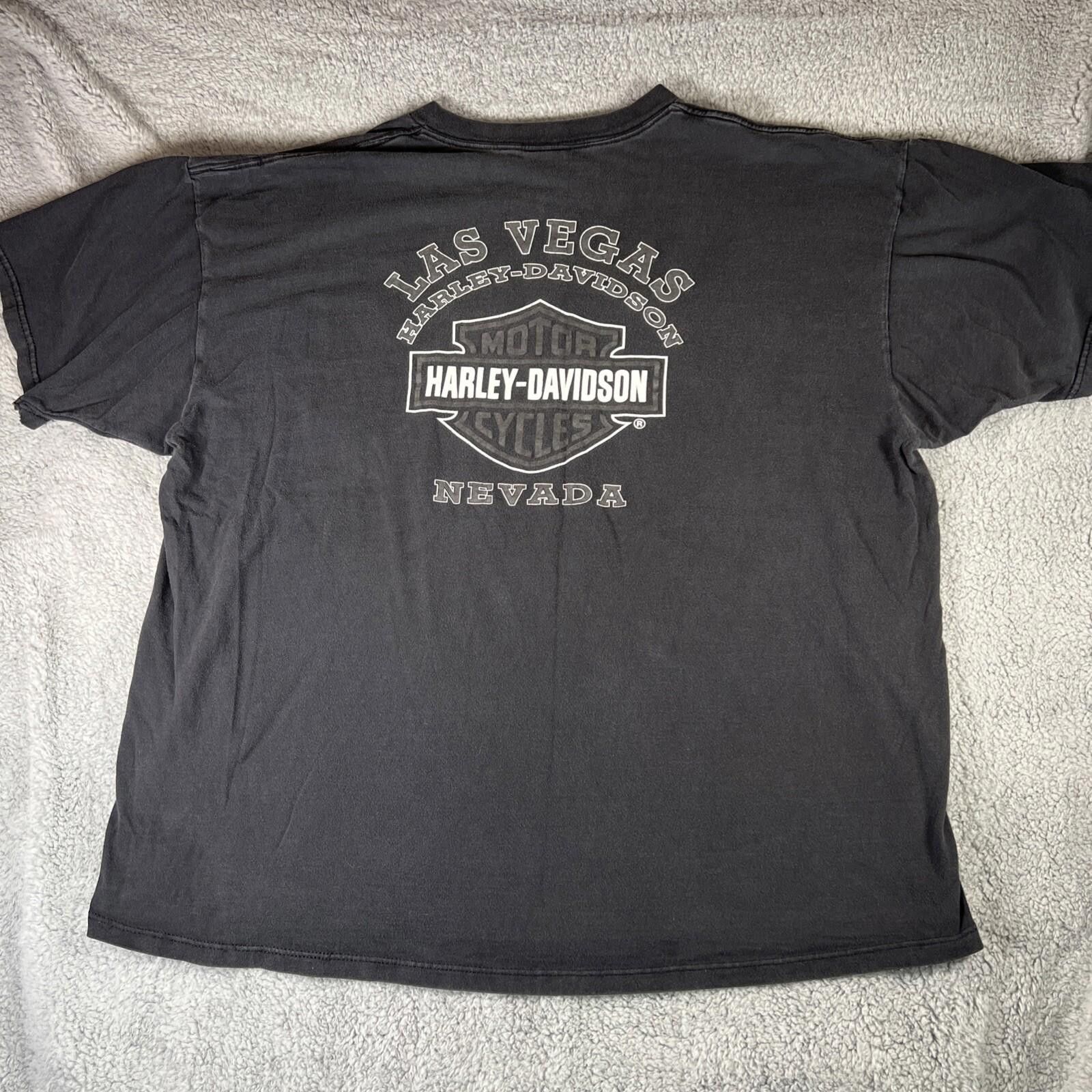 Harley Davidson Harley Davidson 3XL Shirt 2003 100th Las Vegas Nevada Black Size US XXL / EU 58 / 5 - 4 Thumbnail