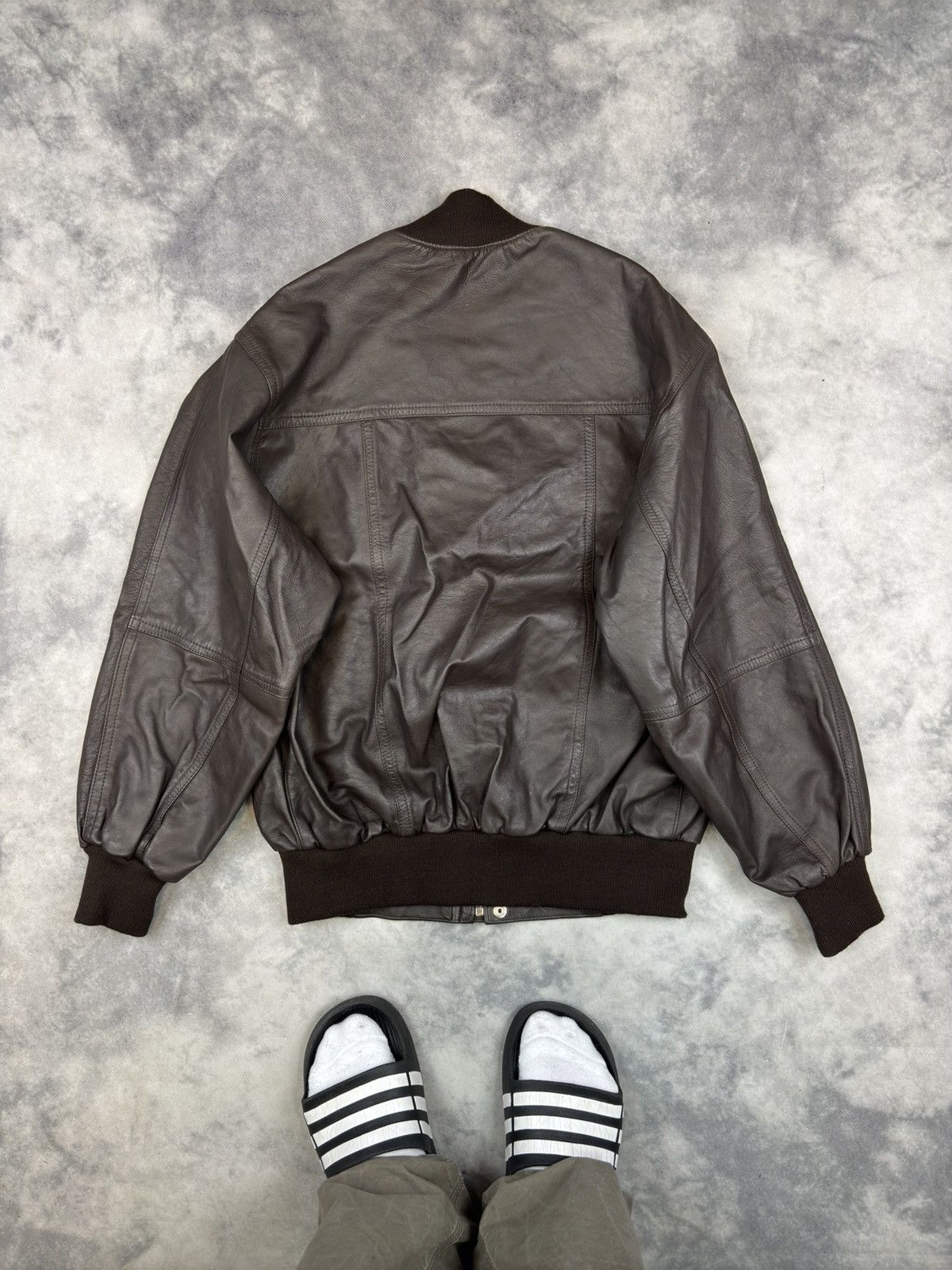 Leather Vintage Avantgarde Biker Leather Jacket Japanese USA 90s Size US M / EU 48-50 / 2 - 3 Thumbnail