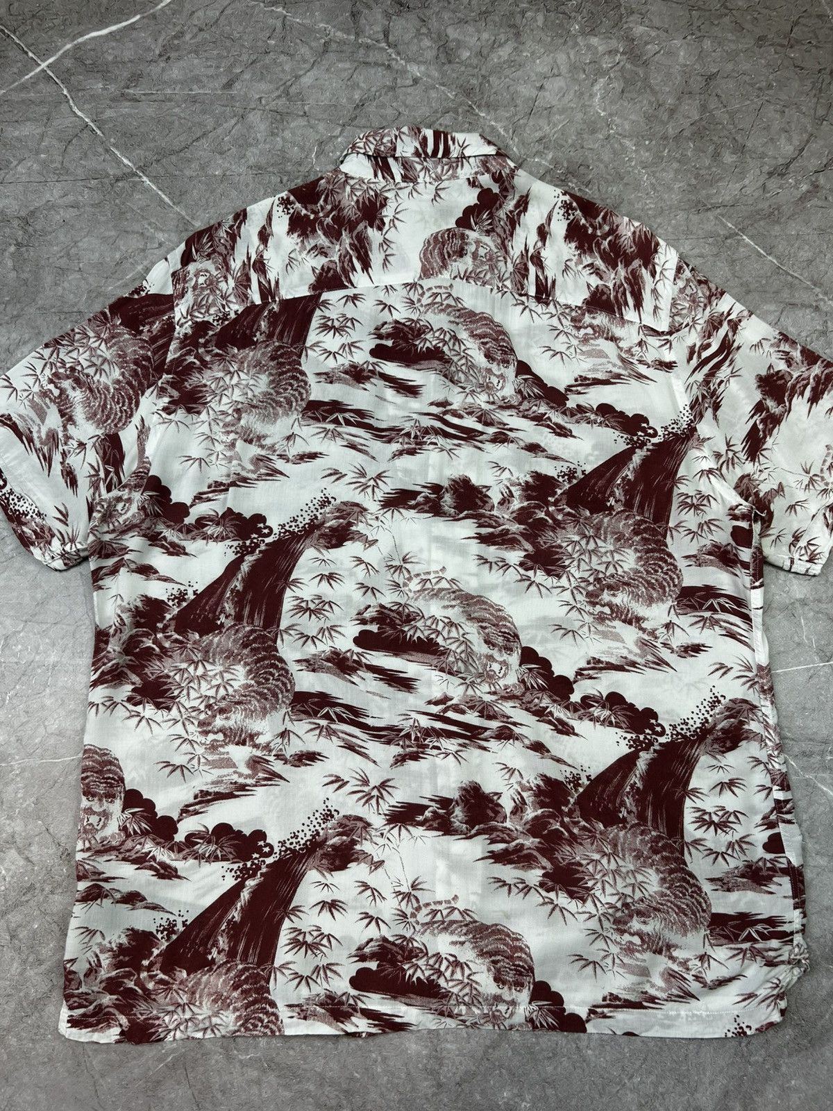Allsaints Mens AllSaints Hawaiian Button Up Size US XL / EU 56 / 4 - 5 Thumbnail