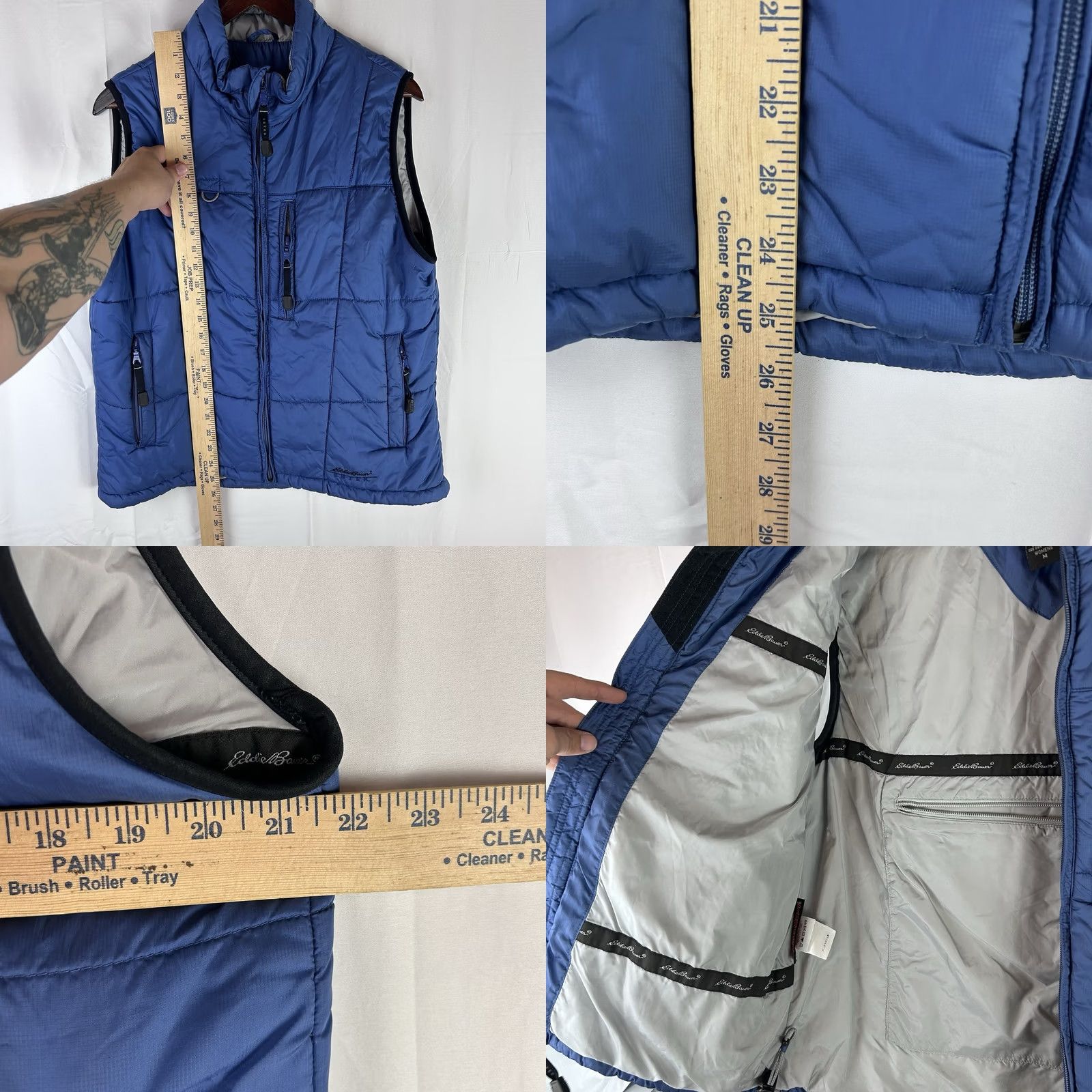 Eddie Bauer Eddie Bauer Puffer Vest Women Medium Blue Ebtek Primaloft Outdoors Winter Casual Vest Womens Blue Ebtek Primaloft Christmas? Size M / US 6-8 / IT 42-44 - 8 Thumbnail
