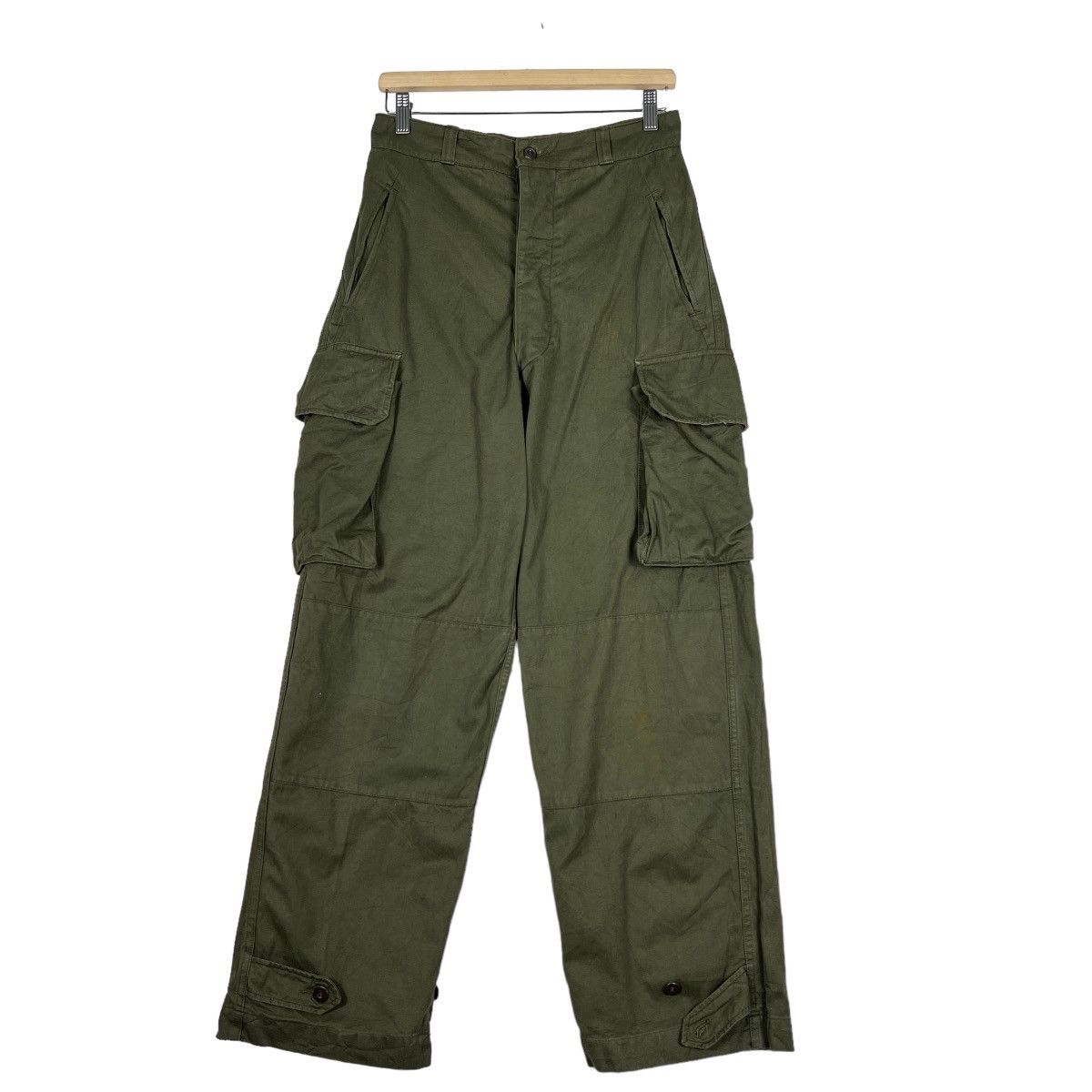Vintage 🔥 VINTAGE MILITARY CARGO HBT PANTS Size US 30 / EU 46 - 2 Thumbnail