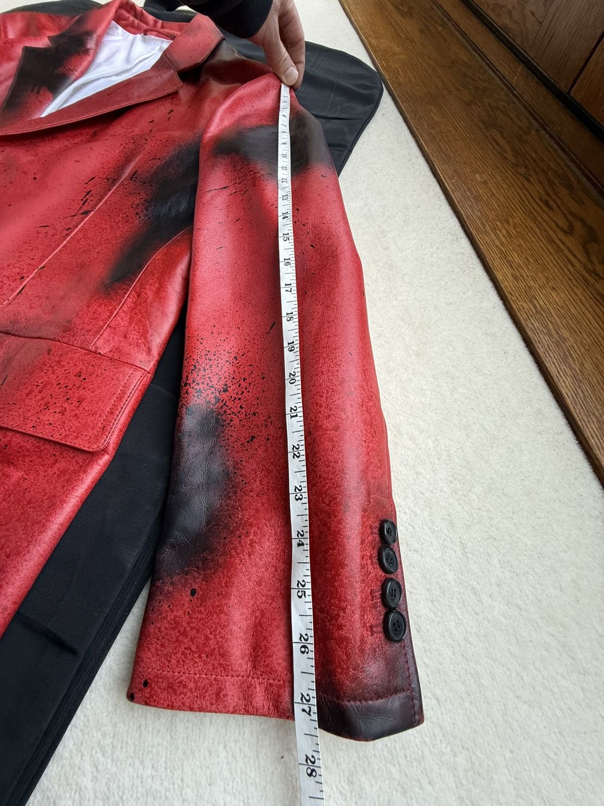 Calvin Klein 205W39NYC Holy Grail FW18 Calvin Klein 205w39nyc leather tench jacket Size US L / EU 52-54 / 3 - 9 Thumbnail