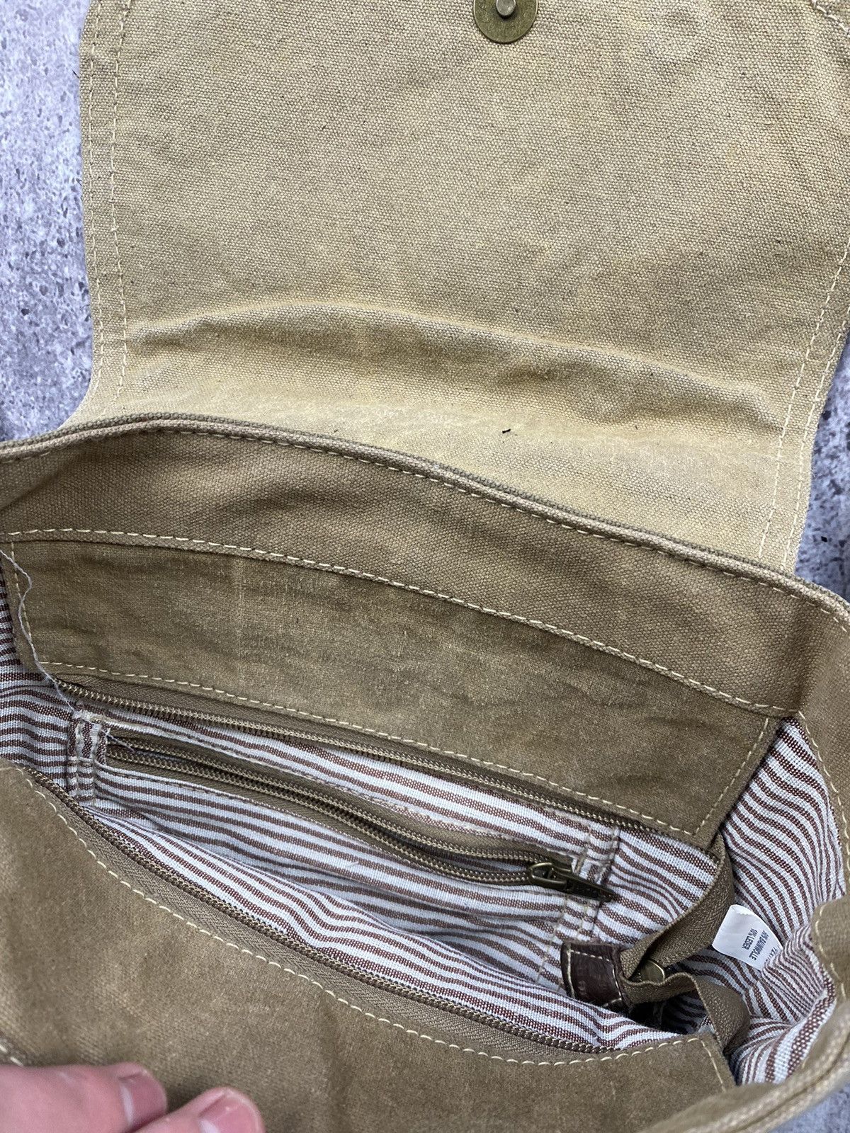 Japanese Brand × Vintage Vintage Military Canvas Crossbody Bag Size ONE SIZE - 6 Thumbnail