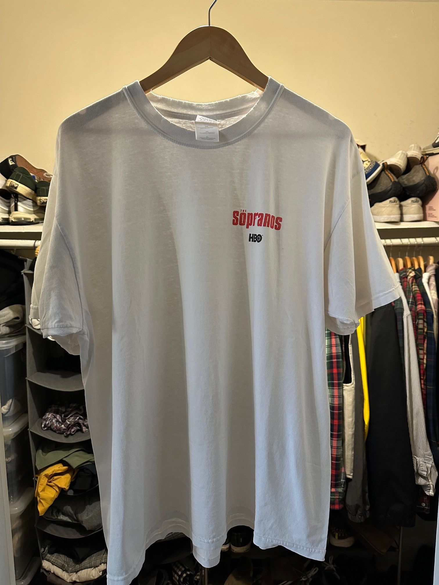 Vintage Vintage The Sopranos Officially Licensed HBO Shirt White XL Size US XL / EU 56 / 4 - 1 Thumbnail