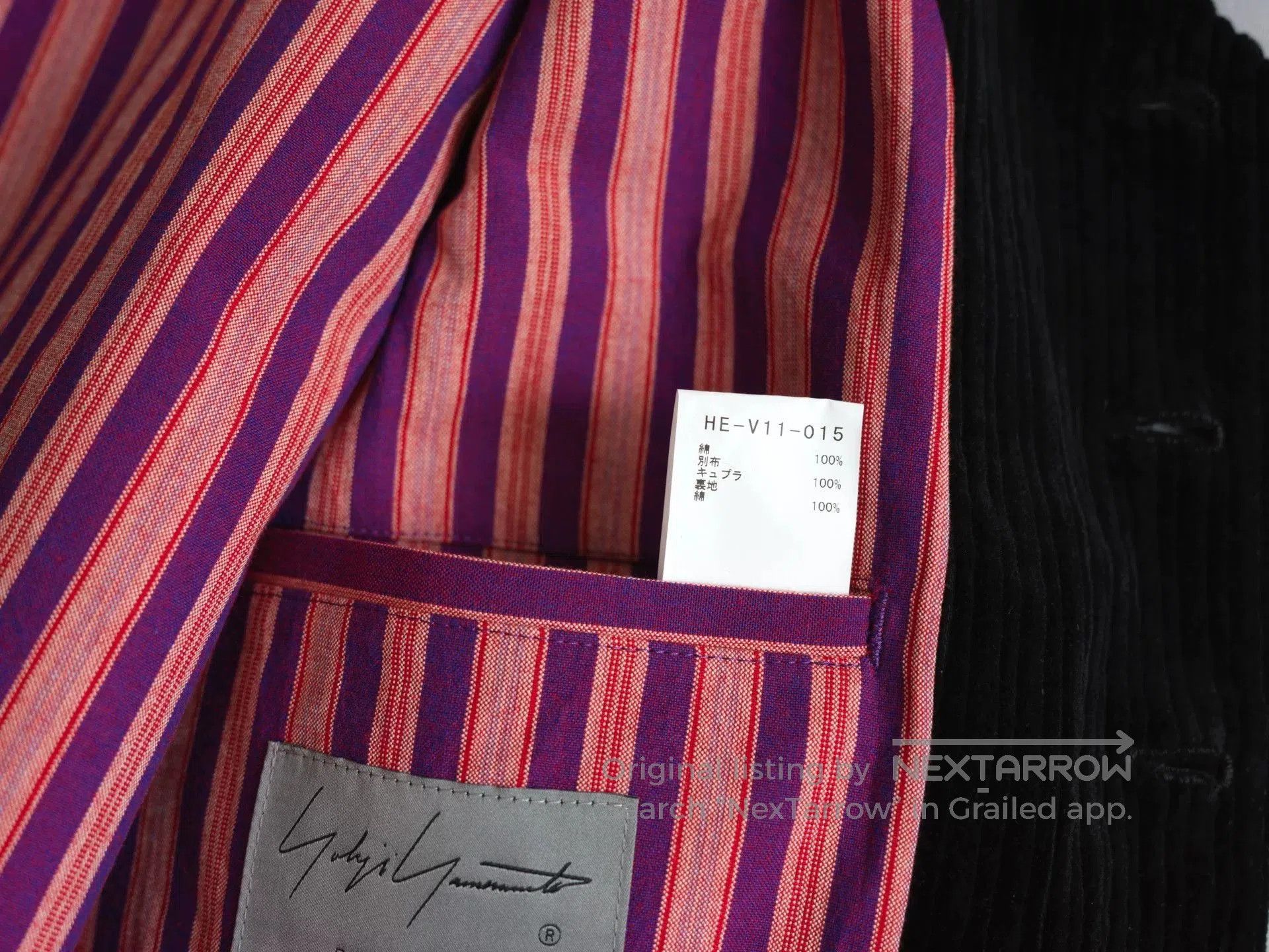 Yohji Yamamoto black corduroy four. Size S / US 4 / IT 40 - 9 Thumbnail