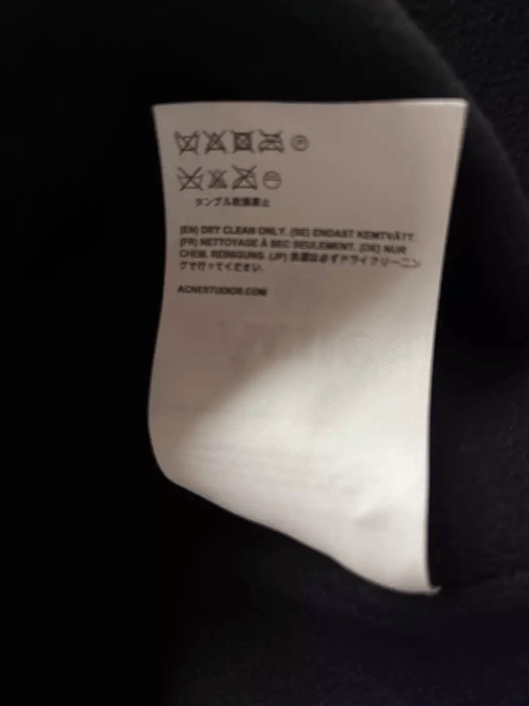 Acne Studios ACNE STUDIOS CHARLES JACKET NAVY SIZE 50 Size US M / EU 48-50 / 2 - 8 Thumbnail
