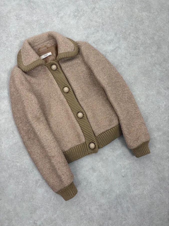 Prada AW2010 Prada Beige Wool Cardigan Jacket Size S / US 4 / IT 40 - 4 Thumbnail