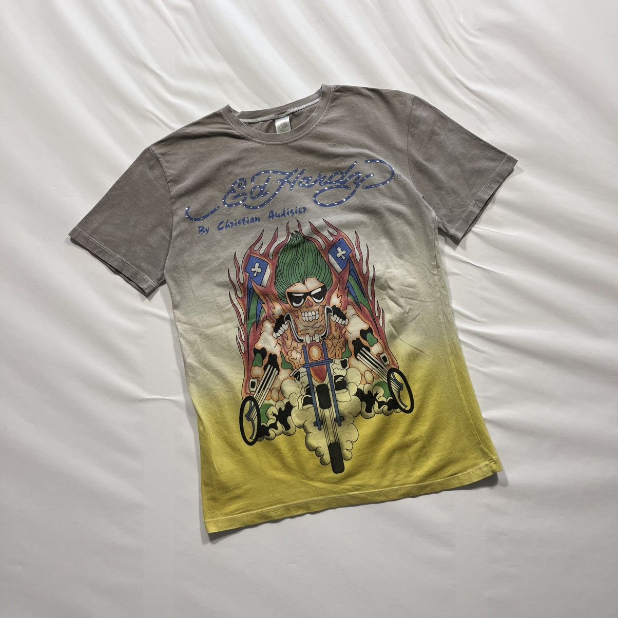 Ed Hardy Vintage y2k ED HARDY big logo swag avant garde tee tshirt Size US S / EU 44-46 / 1 - 1 Thumbnail