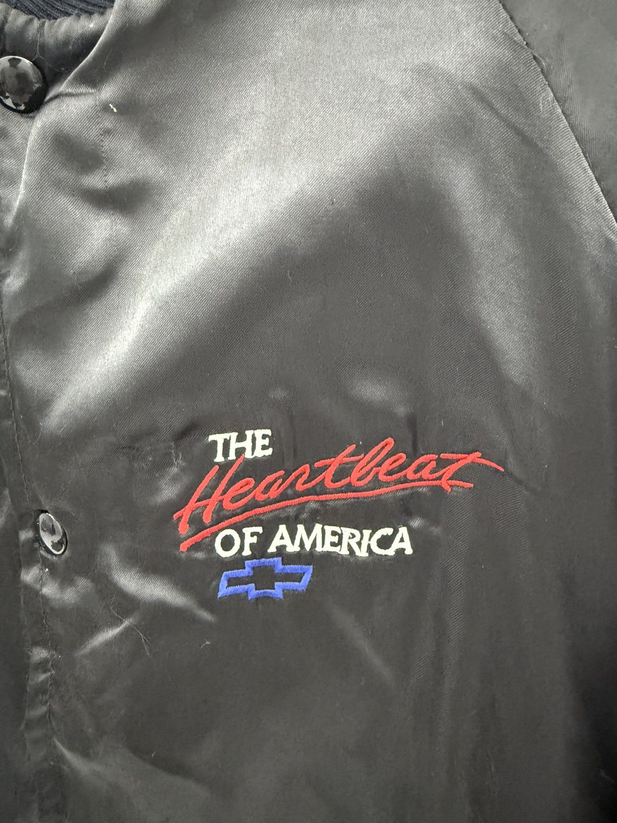 Chevrolet Distressed 80s~90s CHEVROLET The Heartbeat of America Jacket Size US XL / EU 56 / 4 - 3 Thumbnail