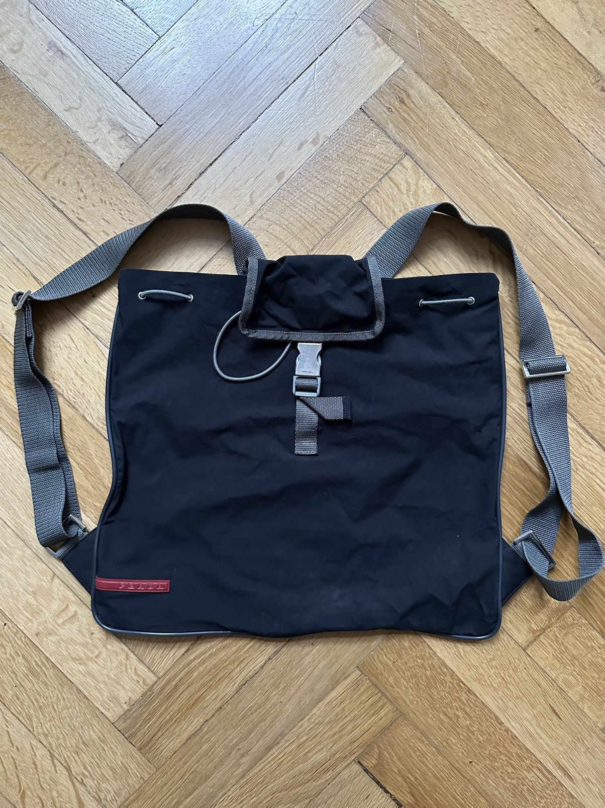 Prada × Vintage VINTAGE BLACK PRADA SPORT BACKPACK | Grailed