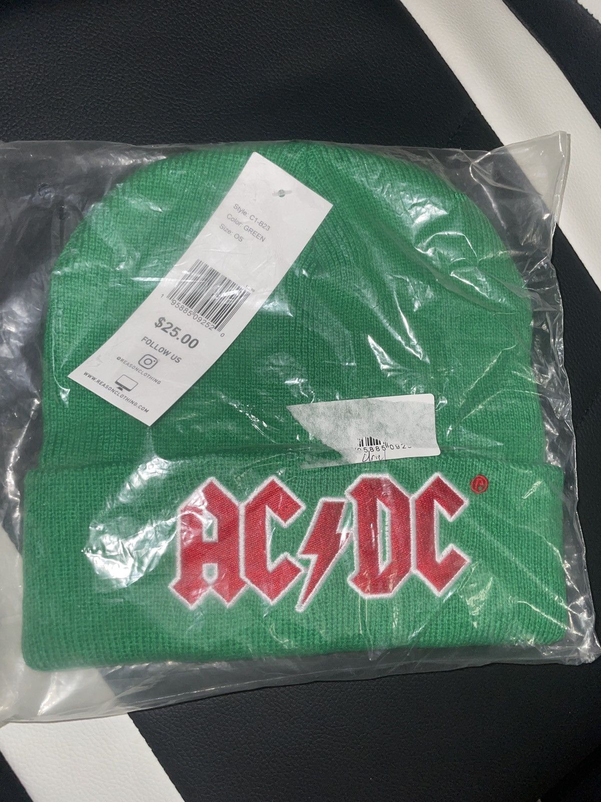 Reason Green & Red Reason AC/DC Beanie Size ONE SIZE - 1 Preview