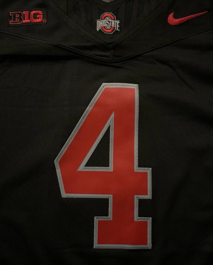 Other Men's Jeremiah Smith Black Ohio State OSU Jersey Size US L / EU 52-54 / 3 - 3 Thumbnail
