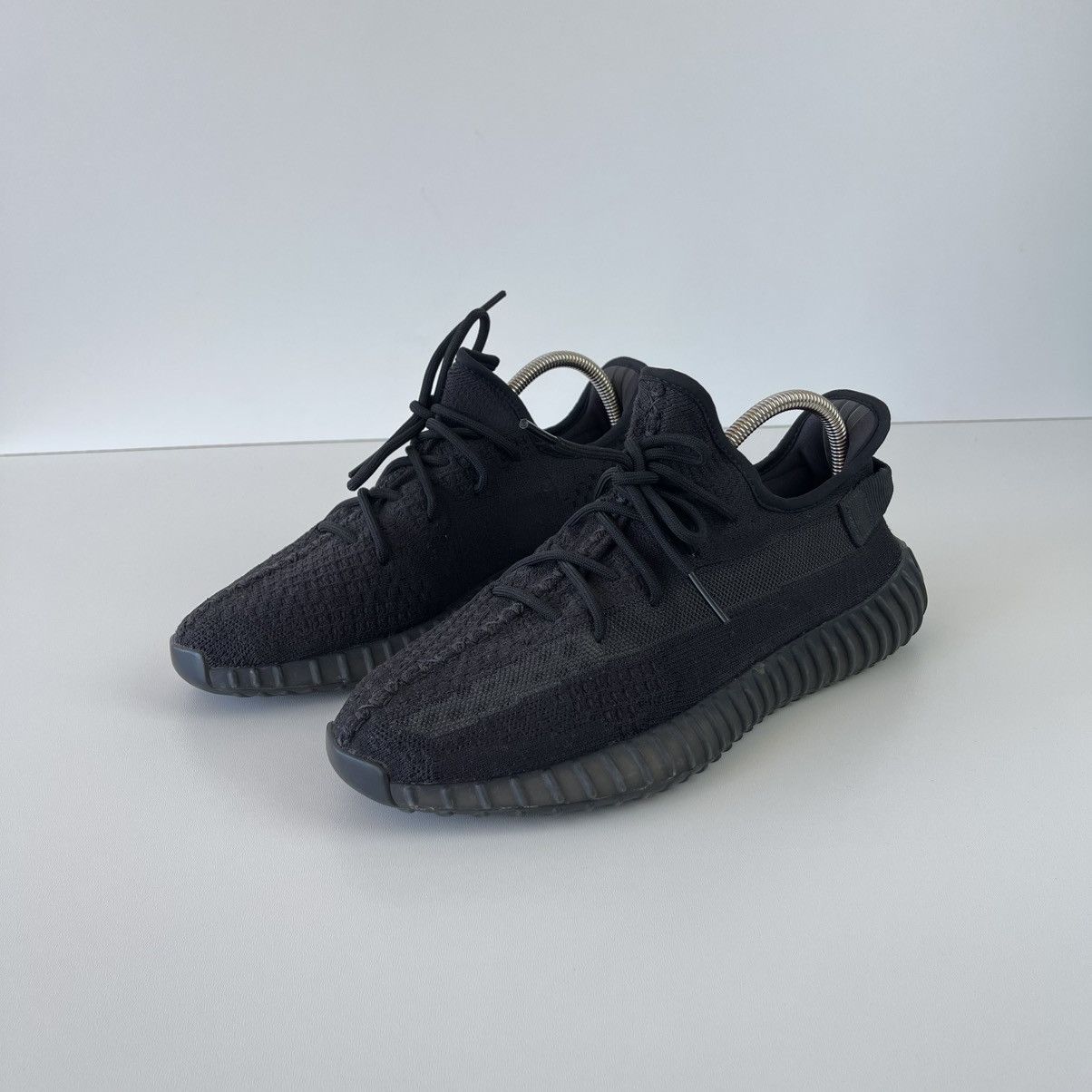 Adidas × Kanye West Adidas Yeezy 350 V2 Onyx Shoes Full Black HQ4540 Size US 10.5 / EU 43-44 - 1 Thumbnail