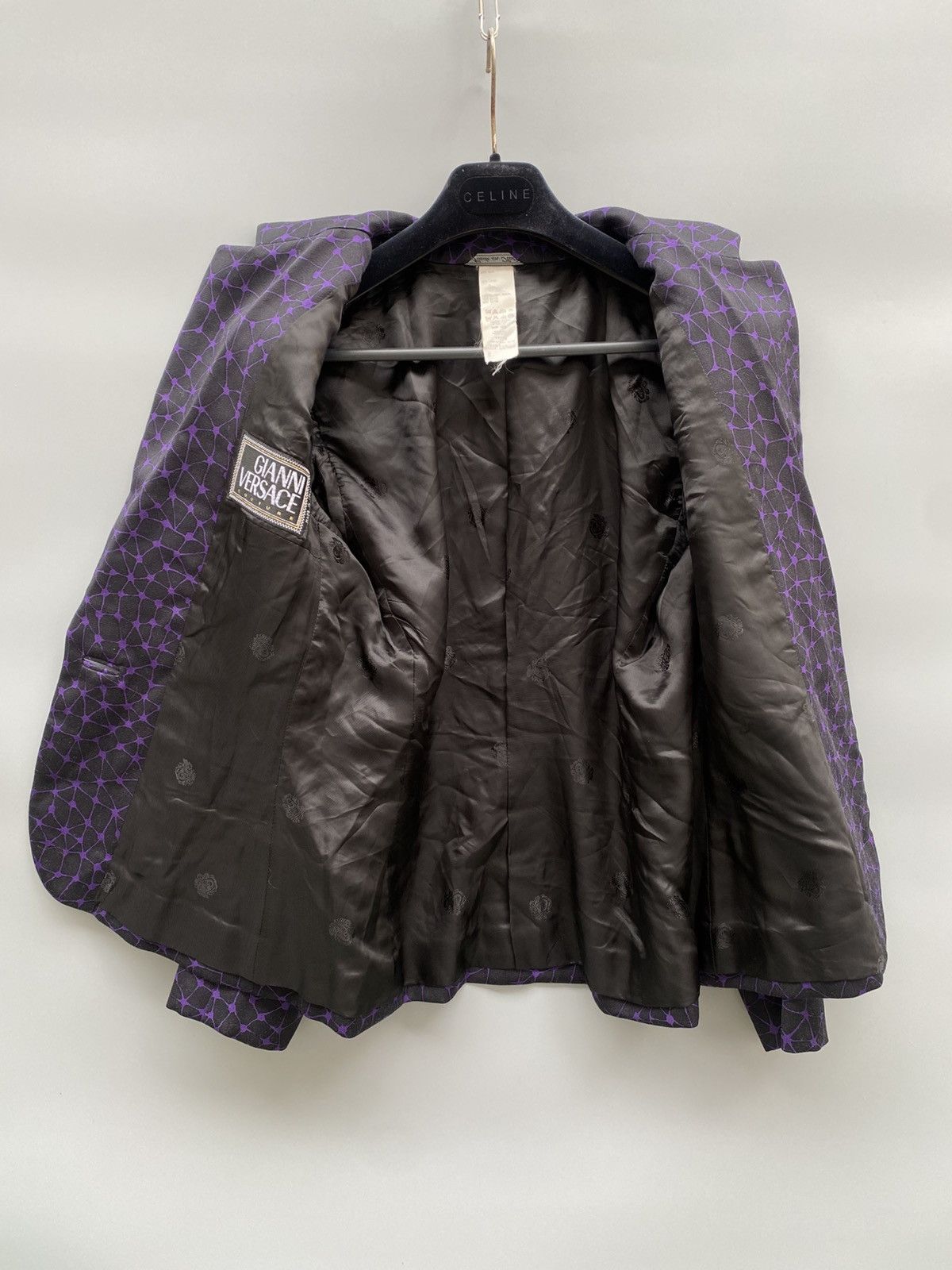 Versace Rare A/W 1996 Versace Couture Web Blazer Size M / US 6-8 / IT 42-44 - 20 Thumbnail