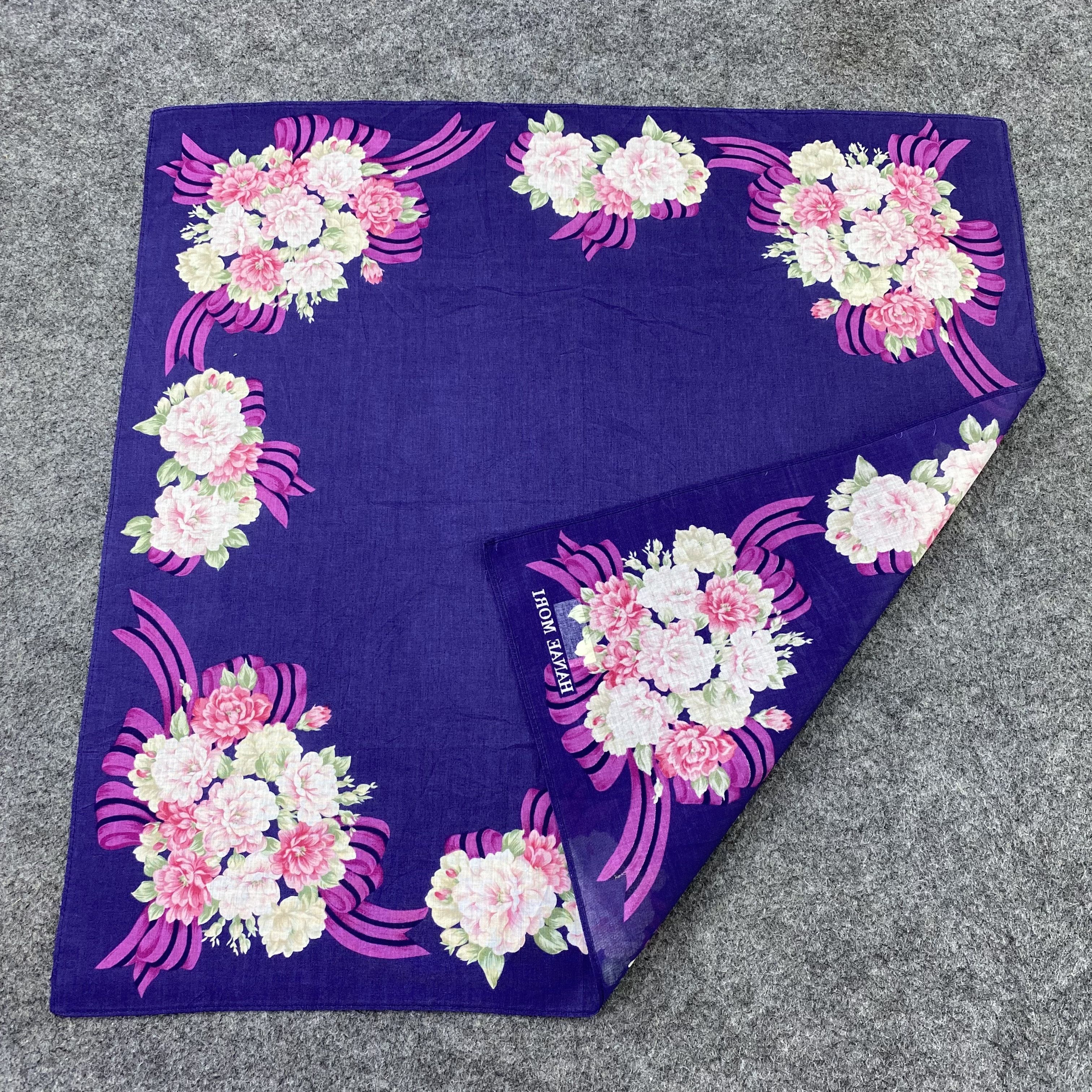 Hanae Mori Hanae Mori Handkerchief / Bandana / Neckerchief-B1353 Size ONE SIZE - 5 Thumbnail