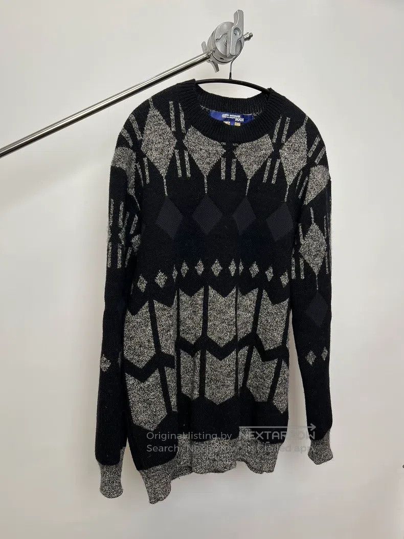 Junya Watanabe Junya Watanabe Patterned knitted sweater Size L / US 10 / IT 46 - 2 Thumbnail