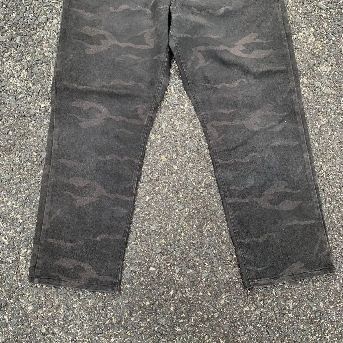 Danier × Hunter × Japanese Brand DanielDopp Camouflage Trousers Baggy Cinch Back Faded Pants Size US 38 / EU 54 - 3 Thumbnail