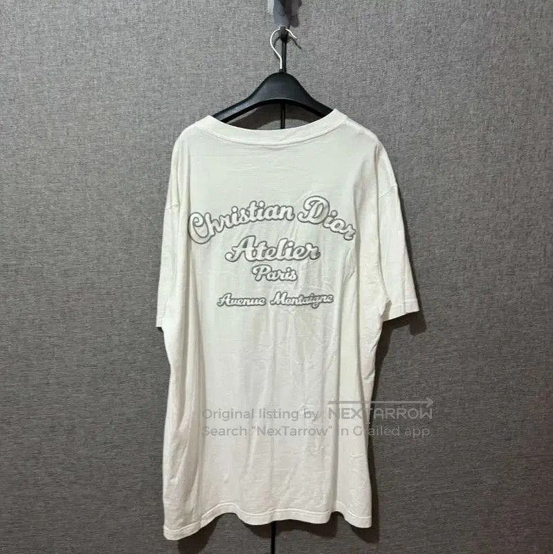 Other Dior White Cotton Logo Embroidery T-Shirt . Size US XL / EU 56 / 4 - 2 Thumbnail
