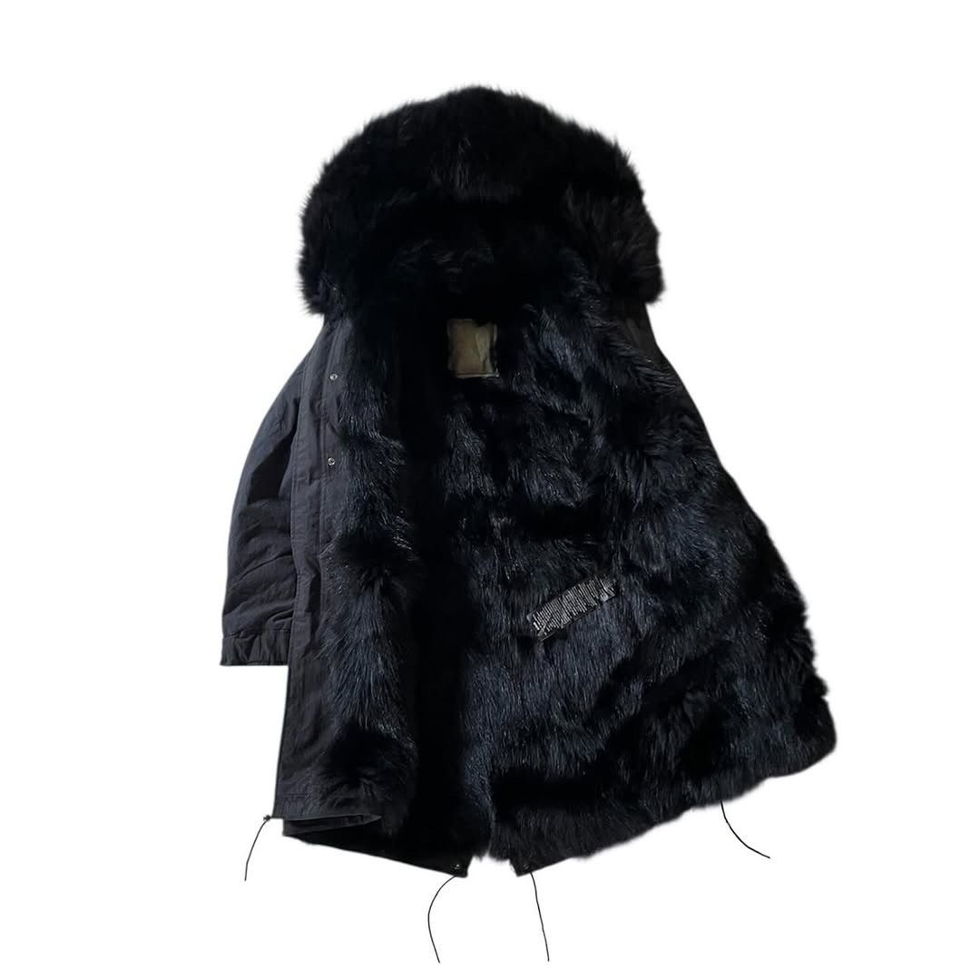 If Six Was Nine Mr&Mrs Fox Fur Raccoon Hood & Lining Parka Size US M / EU 48-50 / 2 - 7 Thumbnail