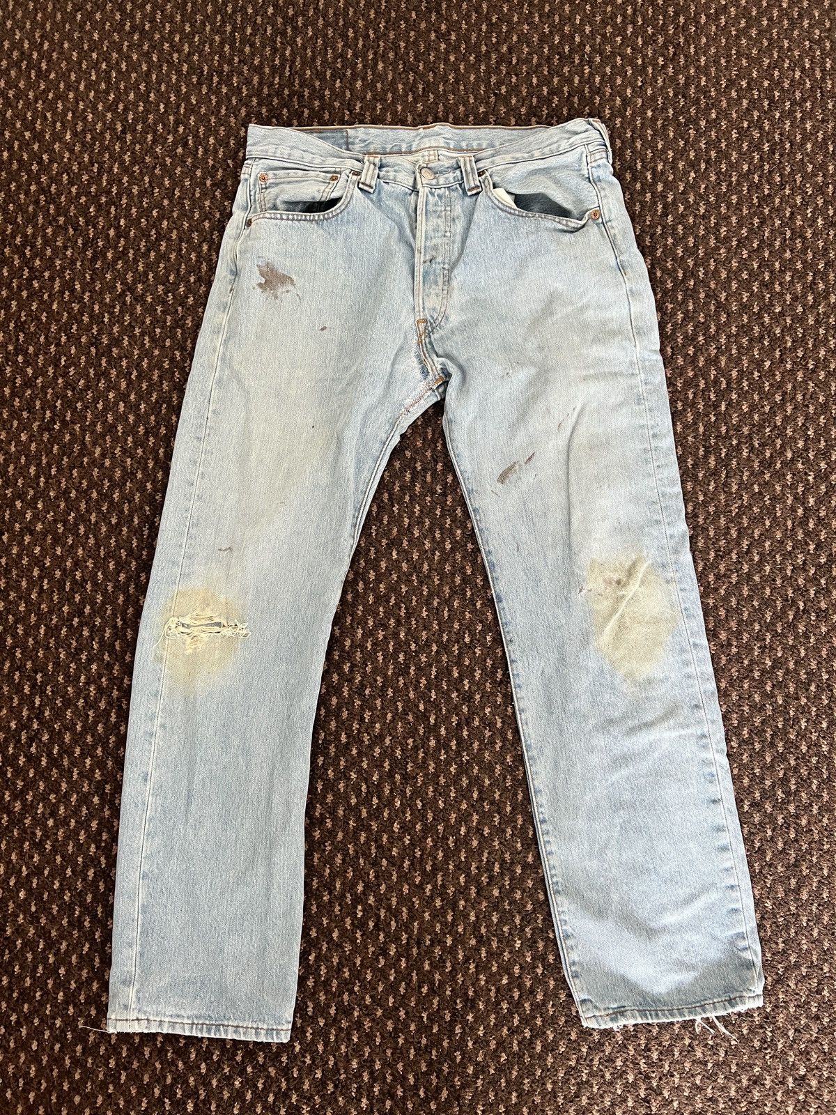 Levi's Levi’s Repaired 501 W32 L29 Size US 32 / EU 48 - 1 Thumbnail