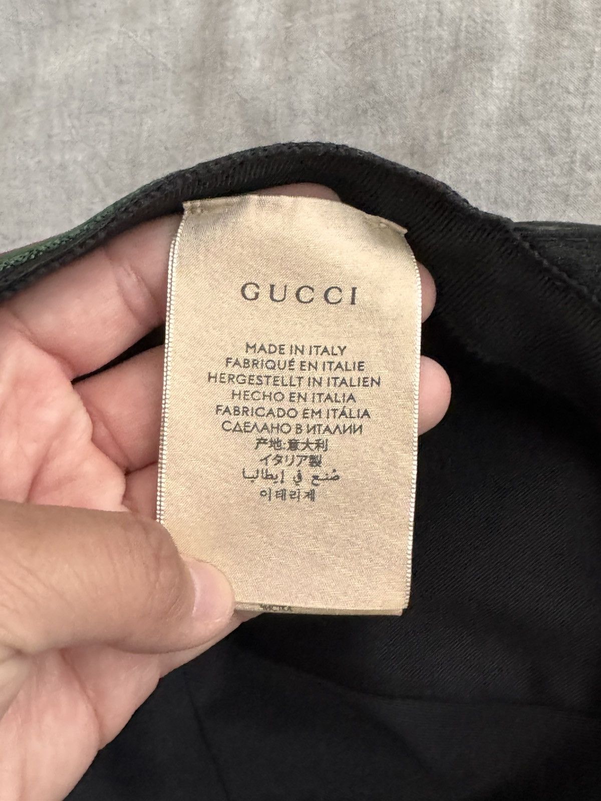 Gucci Gucci GG canvas baseball hat with Web black Size Large Size ONE SIZE - 7 Thumbnail
