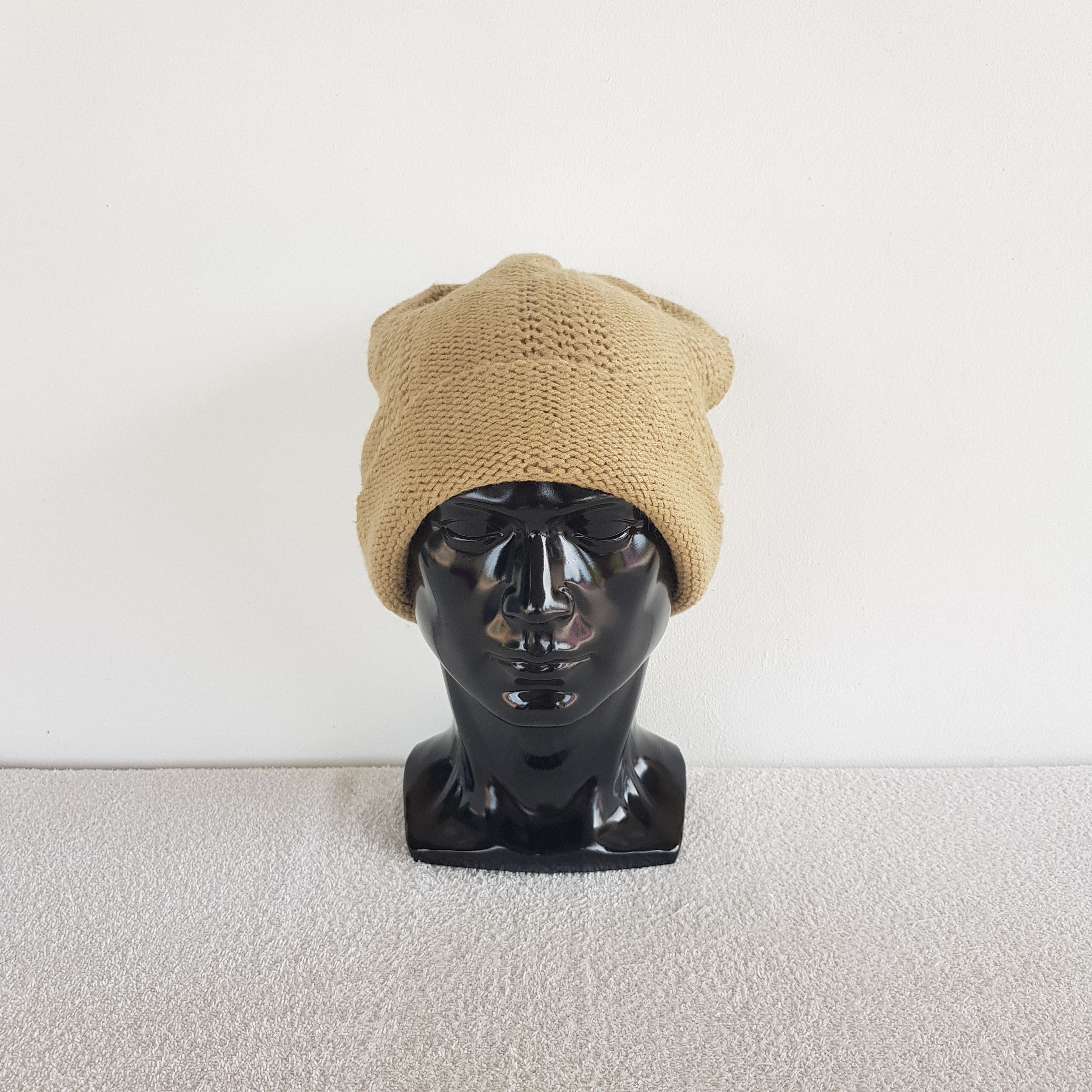 Other Vintage Japanese Beanie Fair Isle Ribbed Knit Snow Caps Hats Size ONE SIZE - 2 Thumbnail