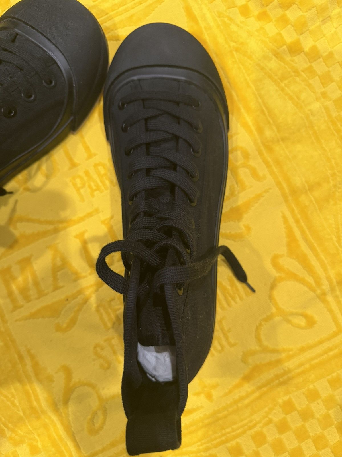 Bottega Veneta Bottega Veneta - High-top Fabric Sneakers Size US 13 / EU 46 - 20 Thumbnail